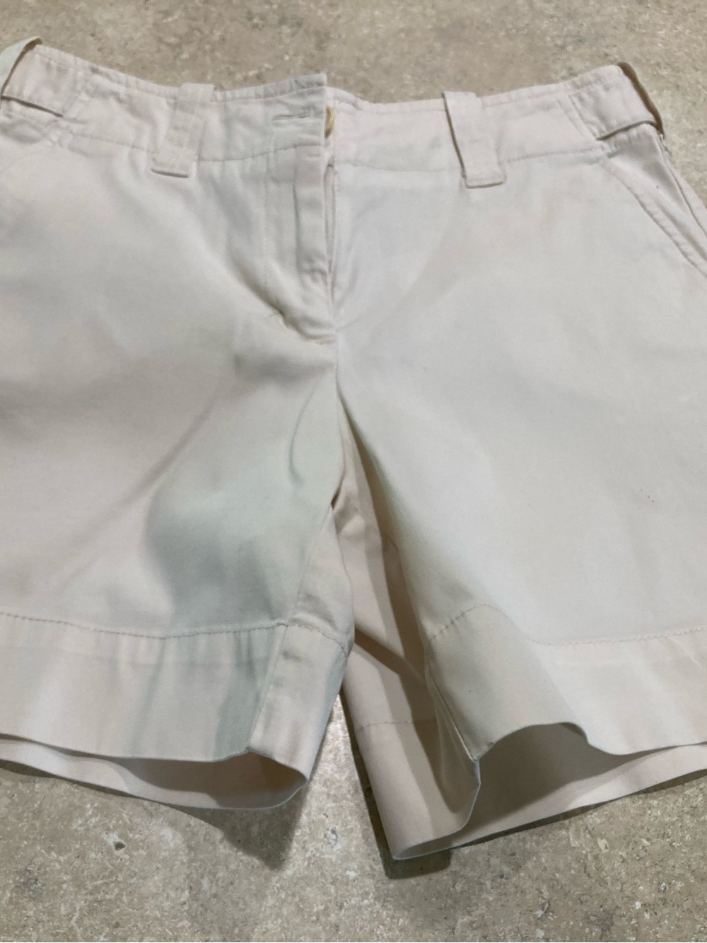 Talbots Cream Cargo Shorts size 4